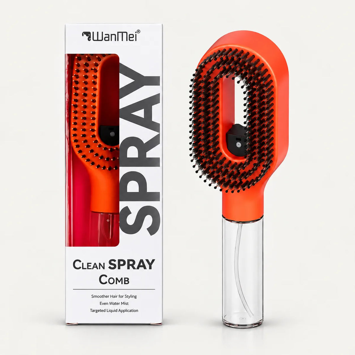 2-in-1 Spray Bottle Hair Comb & Scalp Massager
