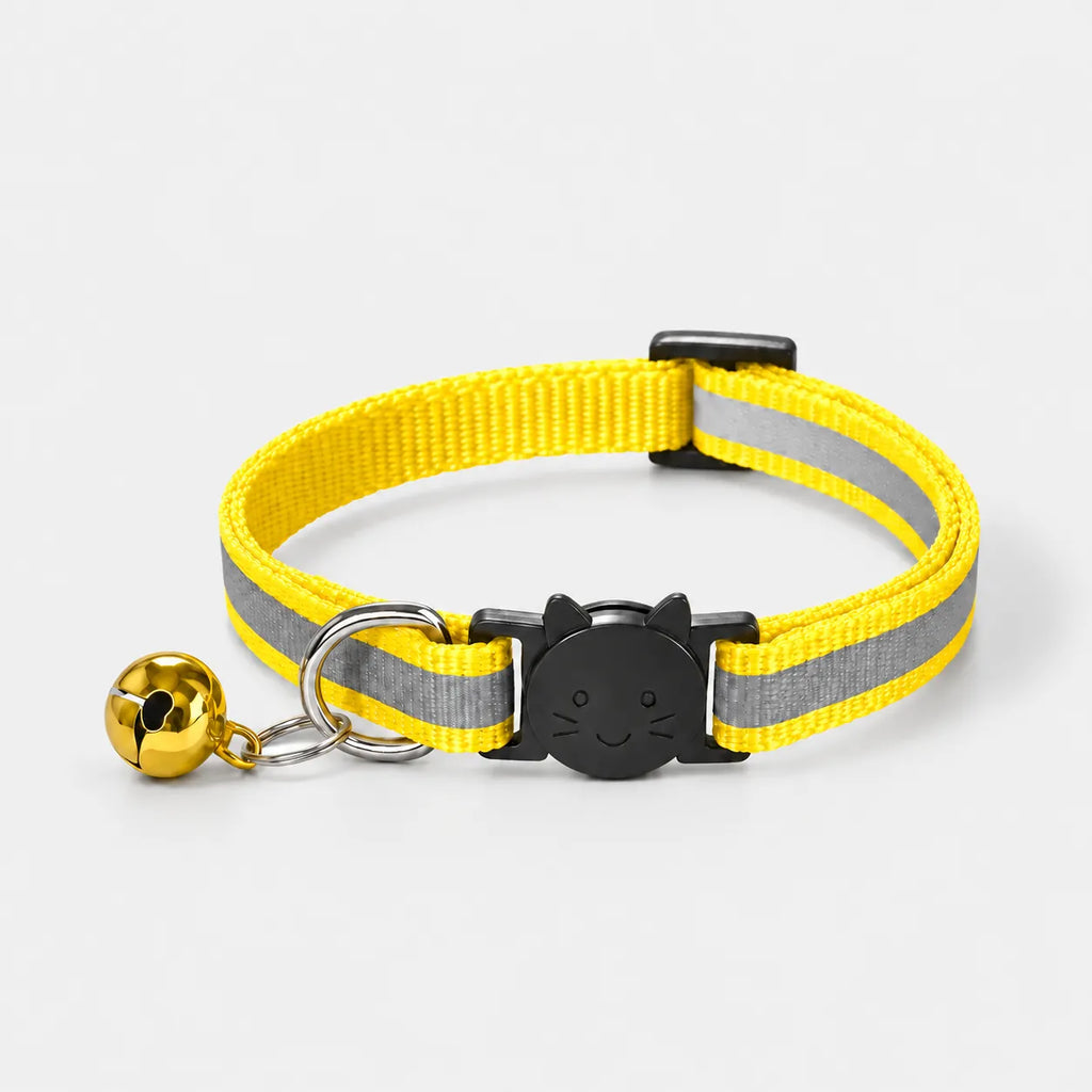 Reflective Breakaway Cat Collar with Bell