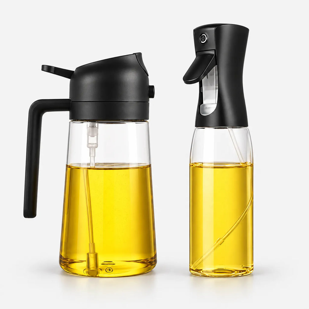 2-in-1 Kitchen Oil Sprayer & Dispenser - Plastic