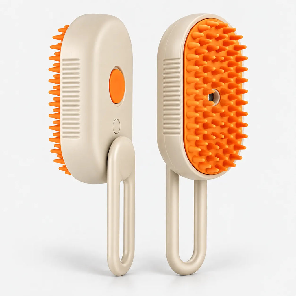 3-in-1 Electric Steam Pet Grooming Brush