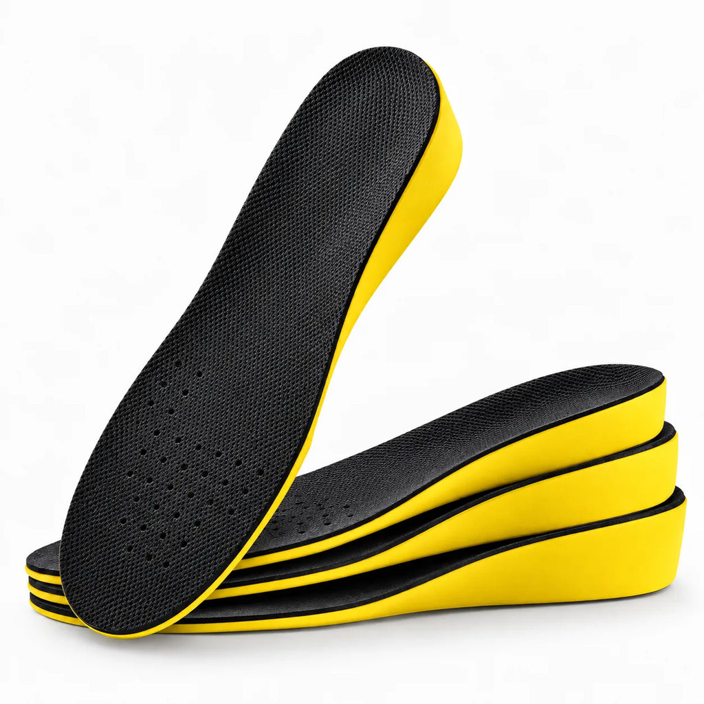 Height-Increasing Shoe Insoles with Heel Lift