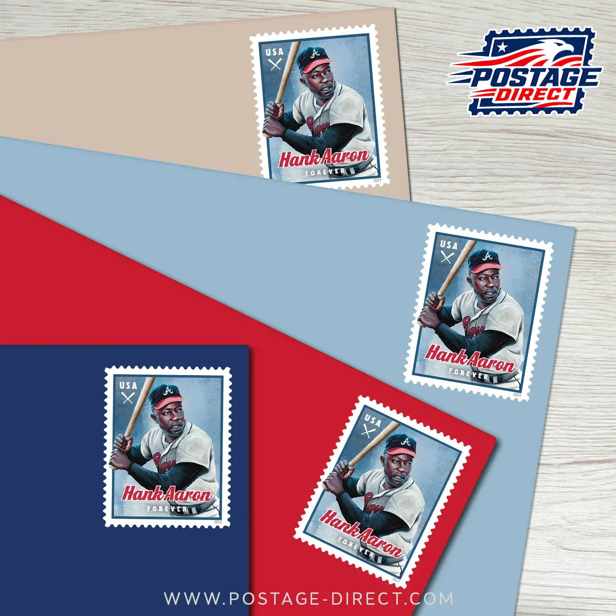 Hank Aaron Stamps