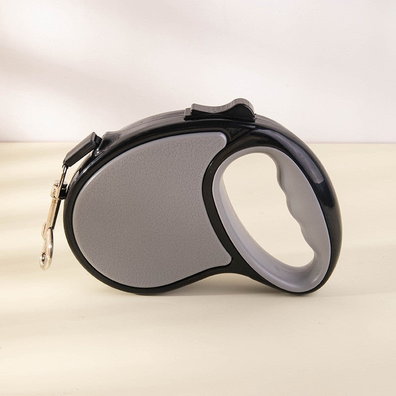 Automatic retractable pet leash with paw print, explosion-proof, outdoor dog walking leash, cross-border pet supplies, dog leash
