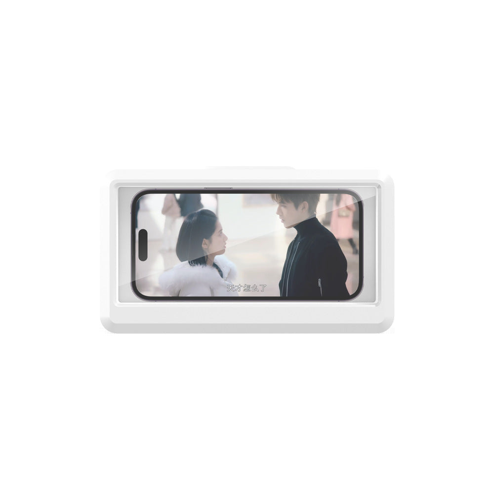 Waterproof and fog-proof bathroom phone case, no-drill wall-mounted phone holder, perfect for watching videos, rotatable waterproof kitchen box