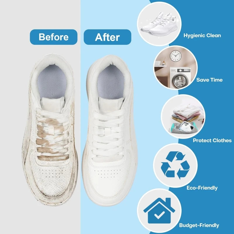 Shoe Washing Bag with Cleaning Brush