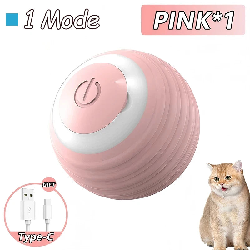 Interactive Rolling Ball Cat Toys – 2 Pack