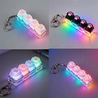 LED Keyboard Keychain Fidget Toy