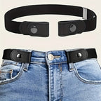 Buckle-Free Elastic Stretch Belt for Men & Women