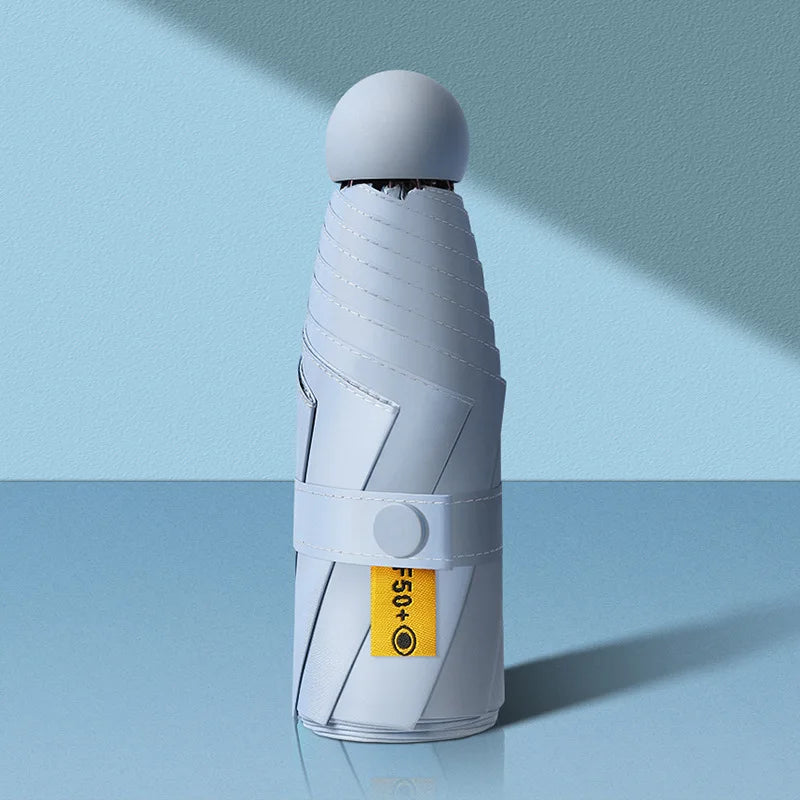Compact 5-Fold Travel Umbrella