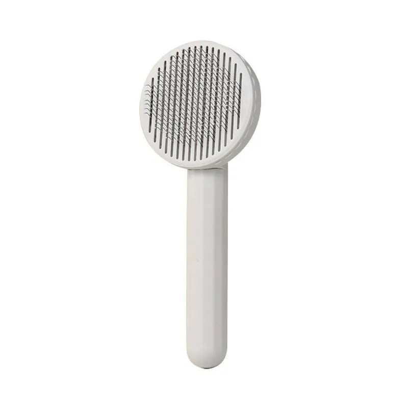 Self-Cleaning Pet Grooming Brush – Stainless Steel