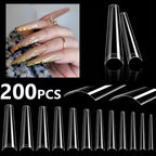 240-Piece Short Almond Press-On Nail Tips