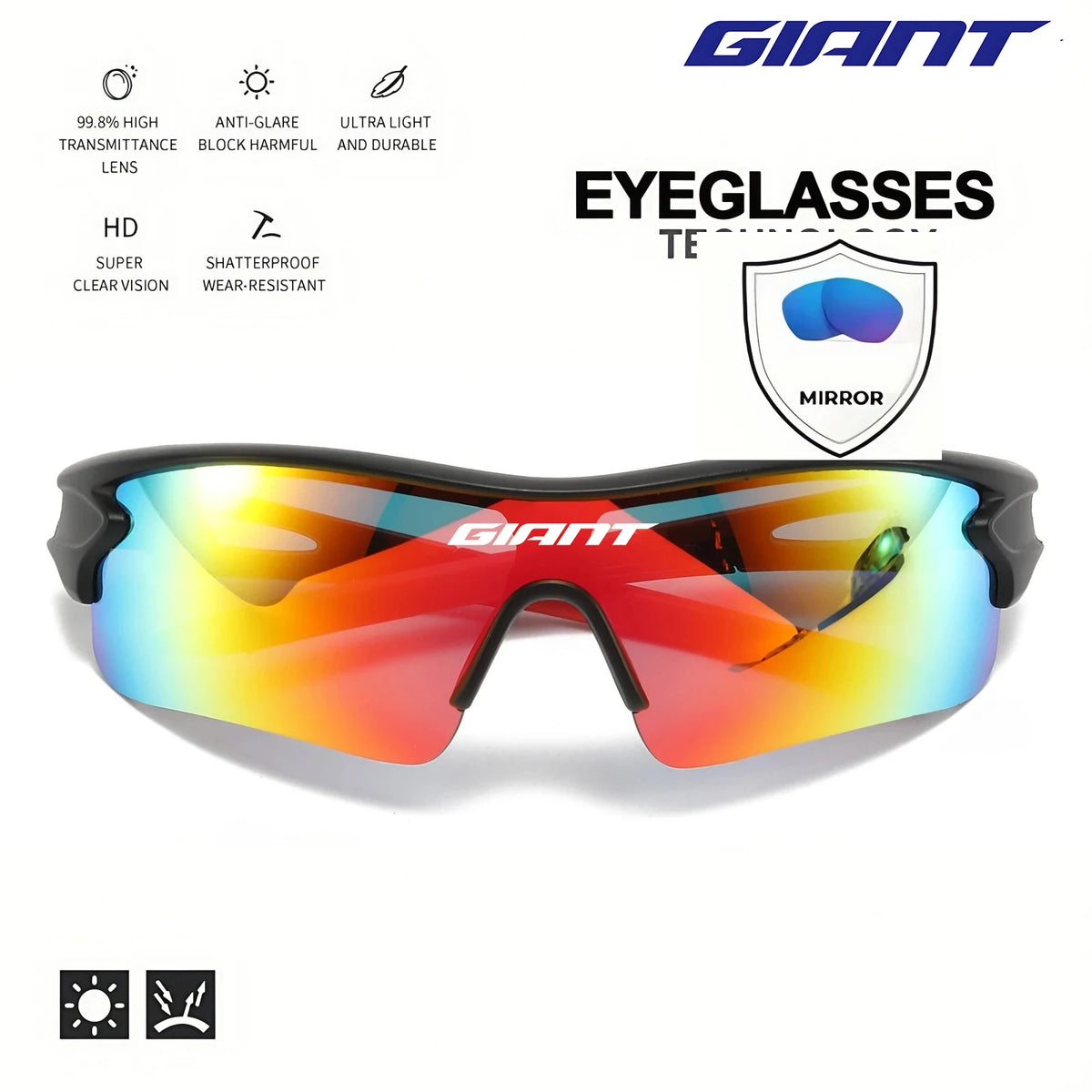 UV400 Sports Cycling Sunglasses