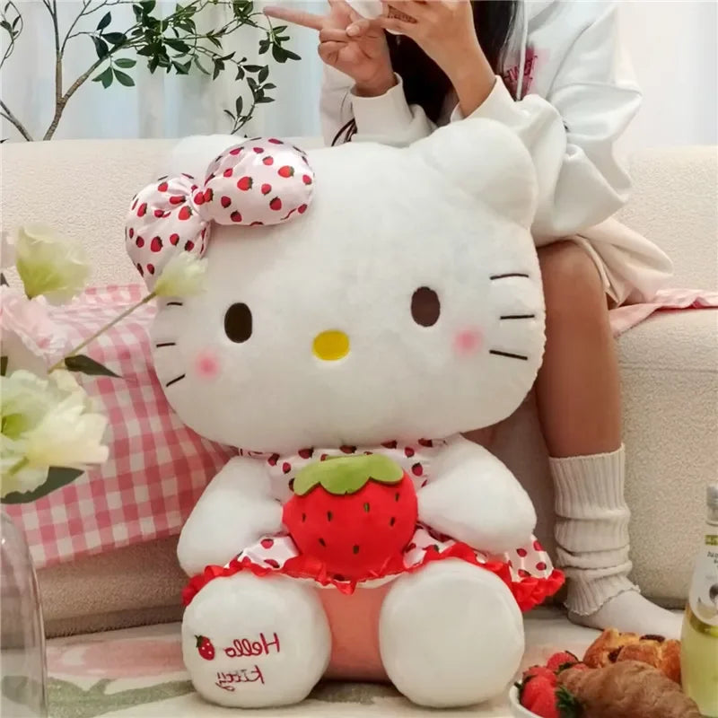 23cm Hello Kitty Strawberry Plush Toy