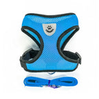 Breathable Reflective Cat & Dog Harness with Lead