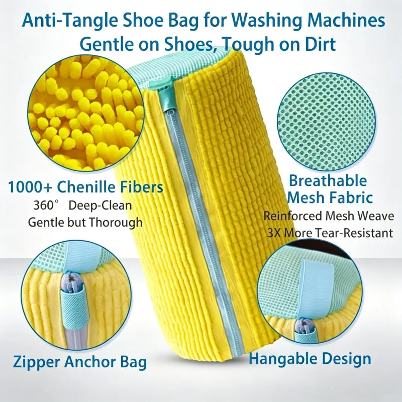 Shoe Washing Bag with Cleaning Brush