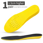 Height-Increasing Shoe Insoles with Heel Lift