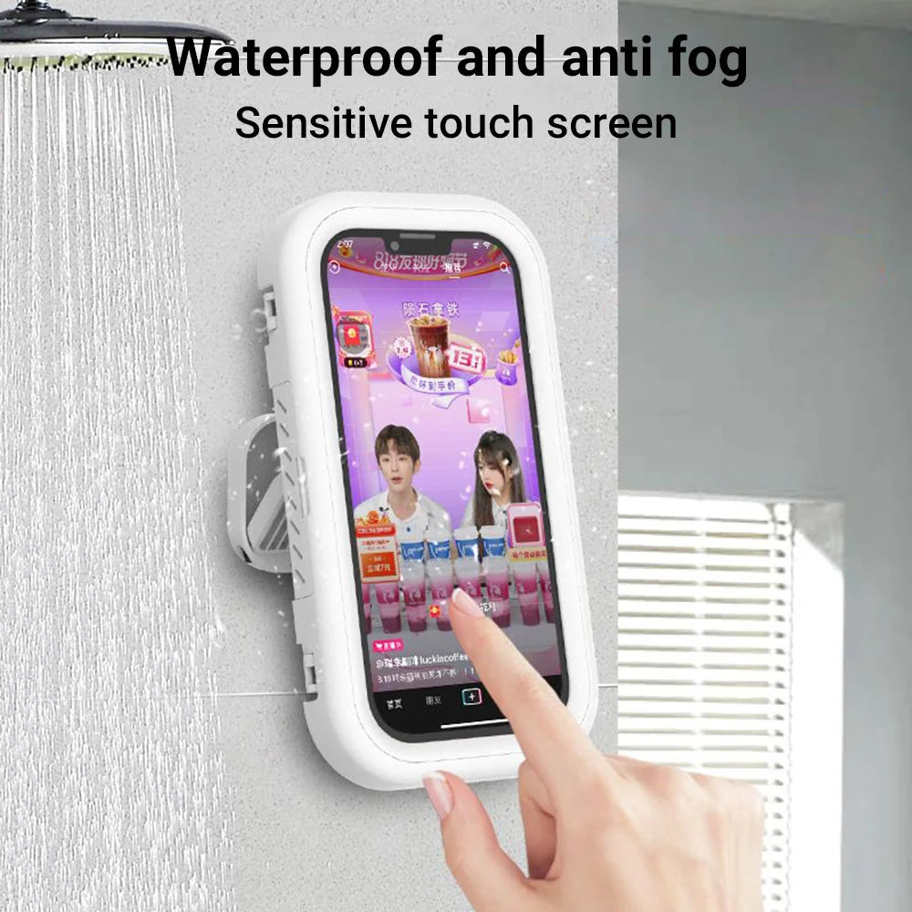 Waterproof Wall-Mount Shower Phone Holder