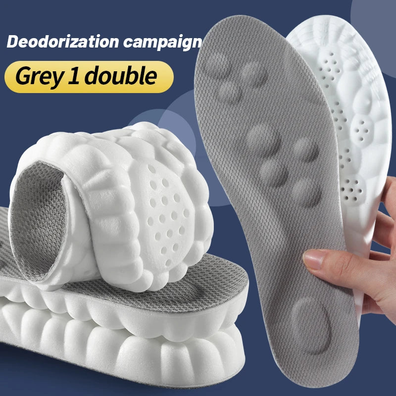 4D Cloud Sports Insoles for Running & Walking