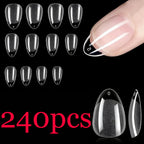 240-Piece Short Almond Press-On Nail Tips
