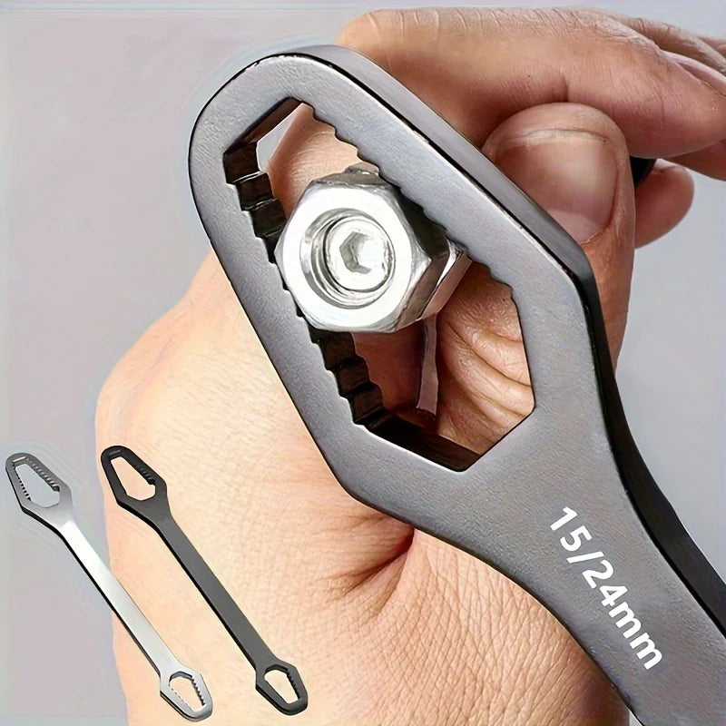 Universal Self-Adjusting Double-Ended Wrench