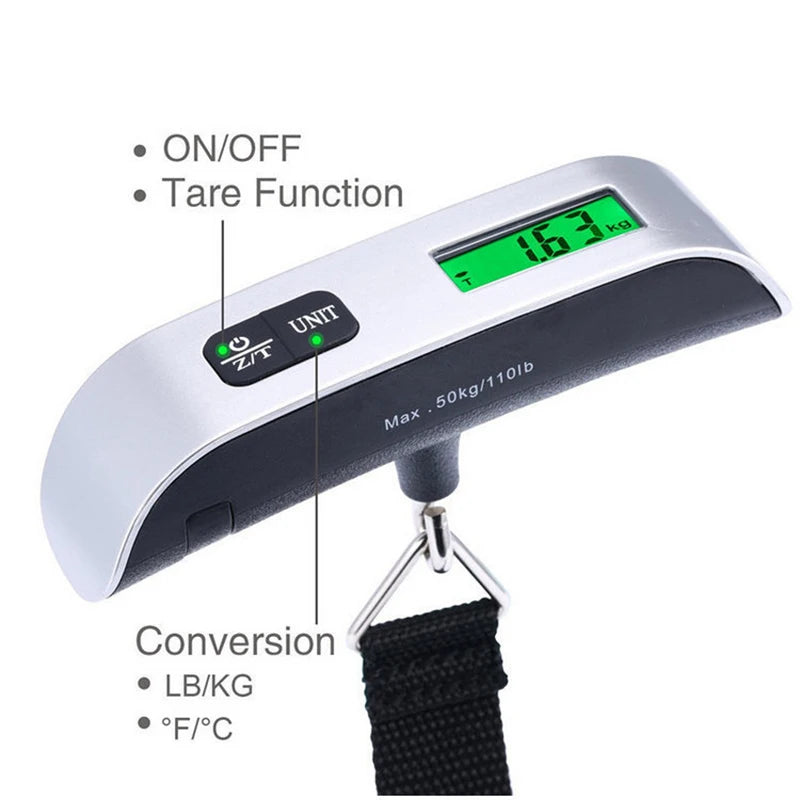 Digital Luggage Scale – 50kg/110lb