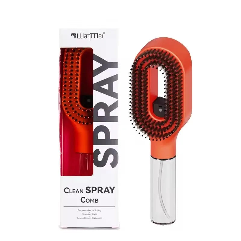 2-in-1 Spray Bottle Hair Comb & Scalp Massager