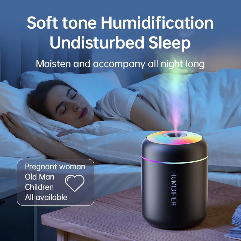 180ml Mini USB Air Humidifier & Aroma Diffuser