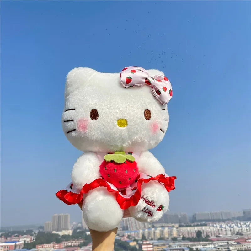 23cm Hello Kitty Strawberry Plush Toy