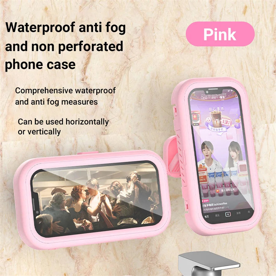 Waterproof Wall-Mount Shower Phone Holder