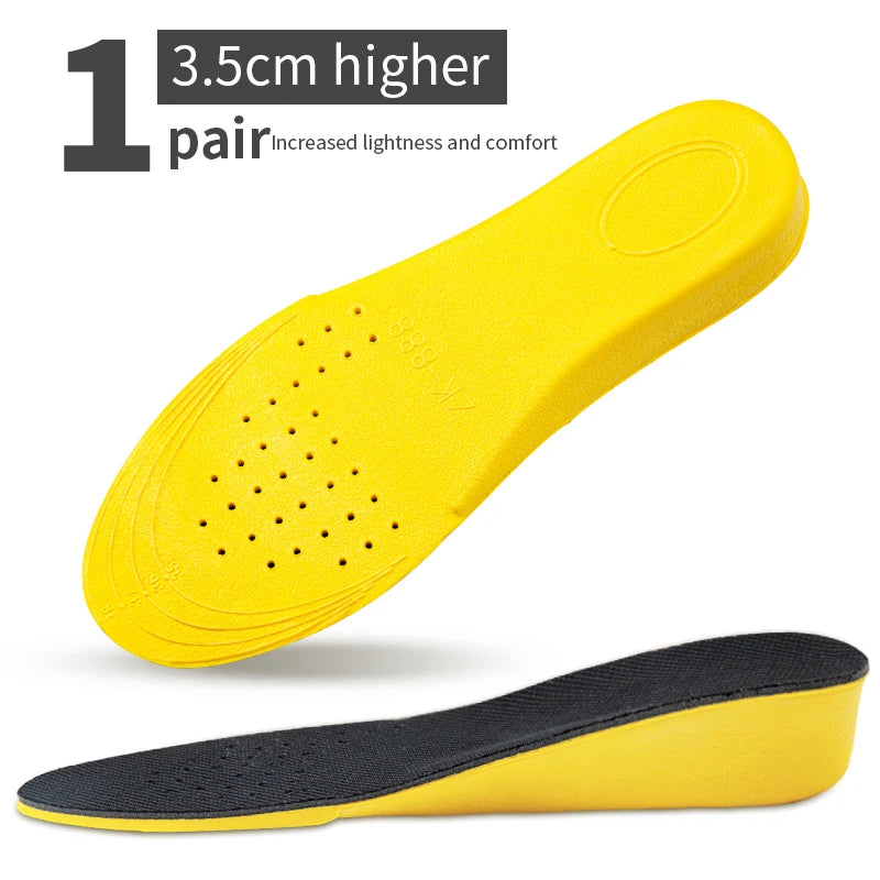 Height-Increasing Shoe Insoles with Heel Lift