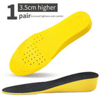 Height-Increasing Shoe Insoles with Heel Lift