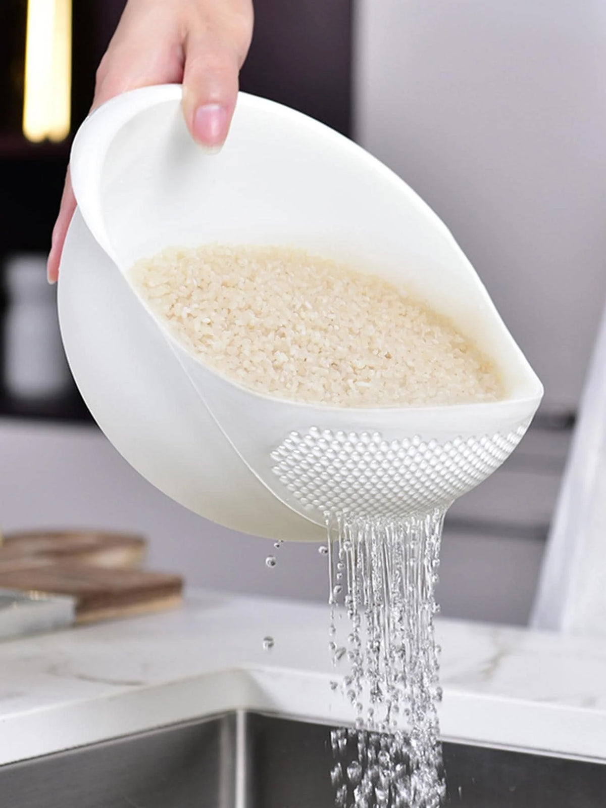 Kitchen Colander & Drain Basket with Handle