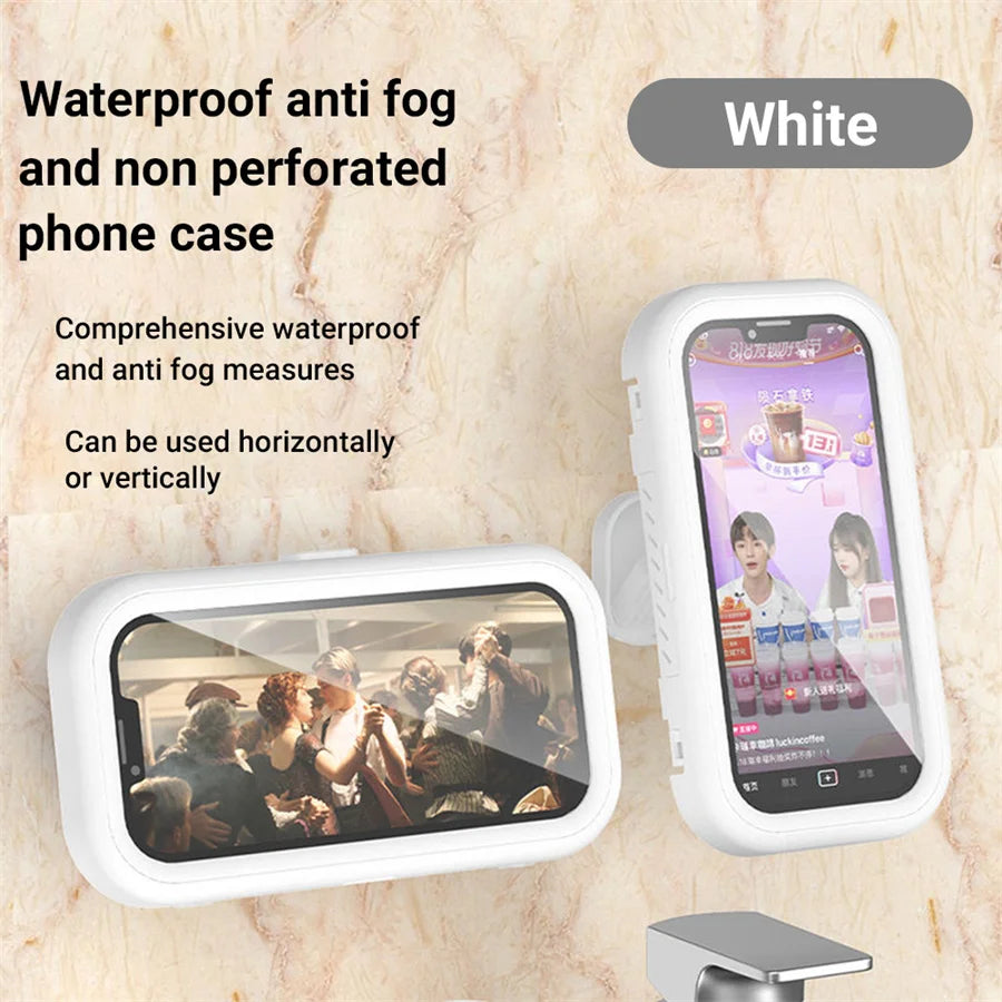Waterproof Wall-Mount Shower Phone Holder