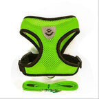 Breathable Reflective Cat & Dog Harness with Lead