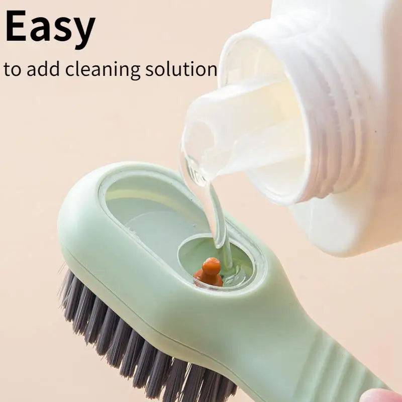 Multi-Purpose Cleaning Brush with Long Handle