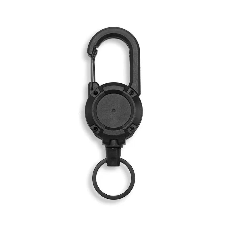 Retractable Heavy-Duty Carabiner Key Reel