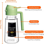 2-in-1 Glass Oil Sprayer & Dispenser – 470ml