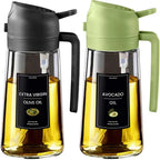 2-in-1 Glass Oil Sprayer & Dispenser – 470ml