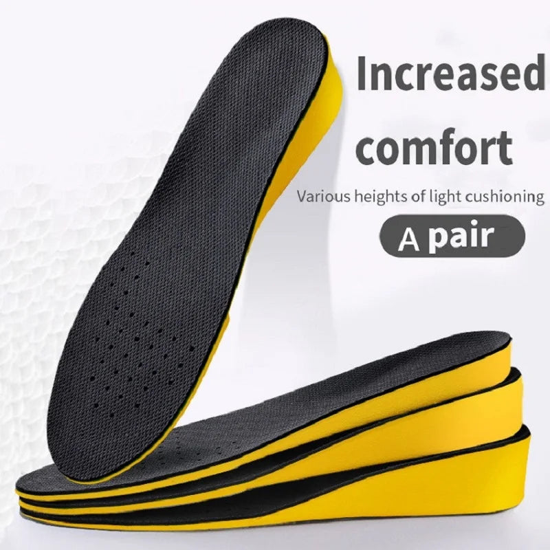 Height-Increasing Shoe Insoles with Heel Lift