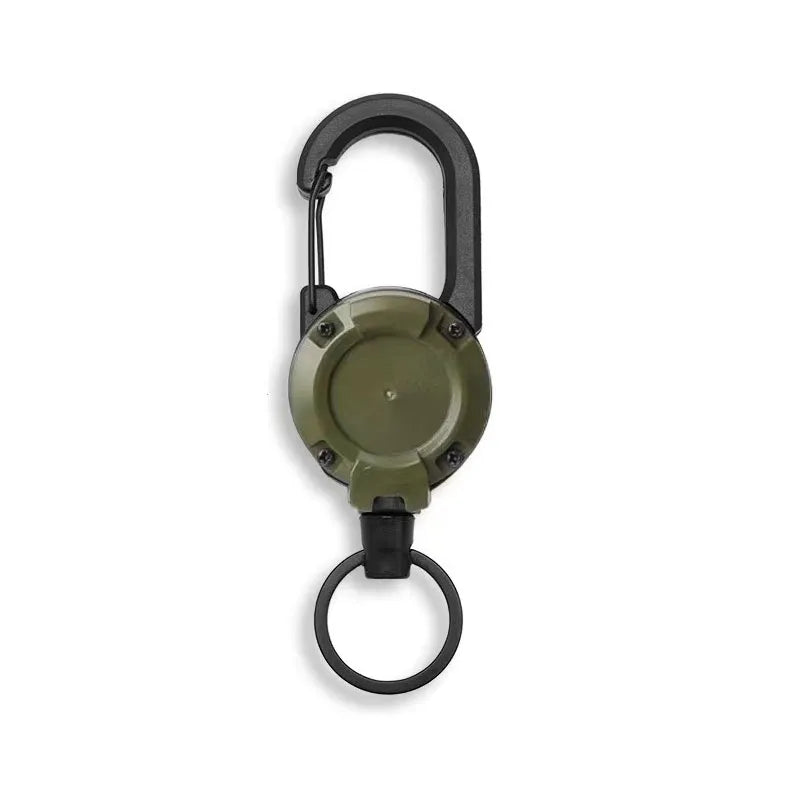 Retractable Heavy-Duty Carabiner Key Reel