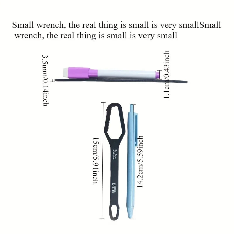 Universal Self-Adjusting Double-Ended Wrench