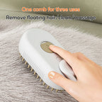 3-in-1 Electric Steam Pet Grooming Brush