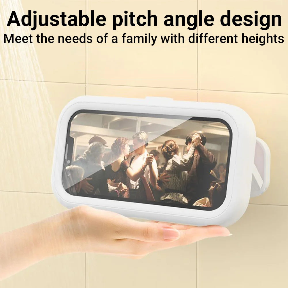 Waterproof Wall-Mount Shower Phone Holder
