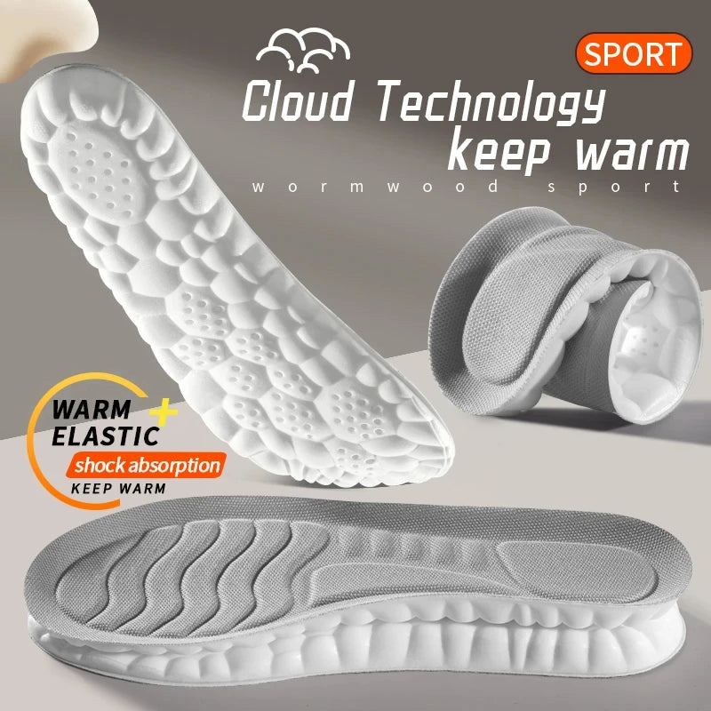 4D Cloud Sports Insoles for Running & Walking