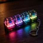 LED Keyboard Keychain Fidget Toy