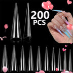 240-Piece Short Almond Press-On Nail Tips