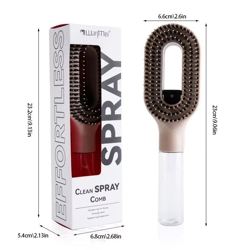 2-in-1 Spray Bottle Hair Comb & Scalp Massager