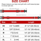 Reflective Adjustable Nylon Dog Collar