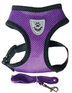 Breathable Reflective Cat & Dog Harness with Lead