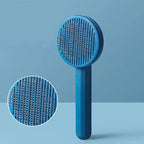 Self-Cleaning Pet Grooming Brush – Stainless Steel